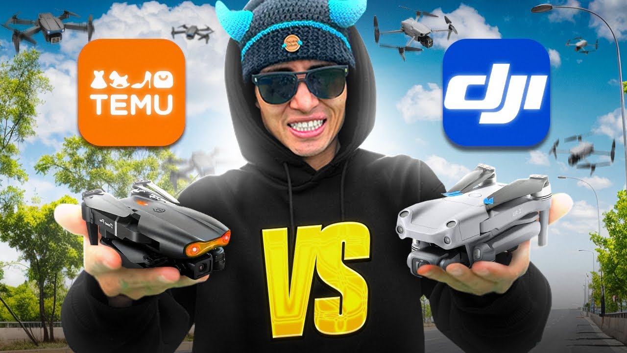 Drone de TEMU Vs Dji | por tan SOLO $15 💵💰😱🔥 ¿cual es mejor?