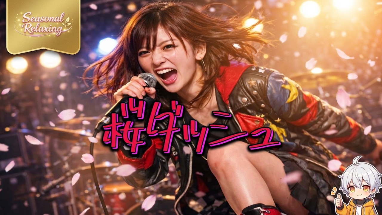 桜ダッシュ【音楽生成AIで作ってみた】#PunkRock #UptempoRock #AImusic
