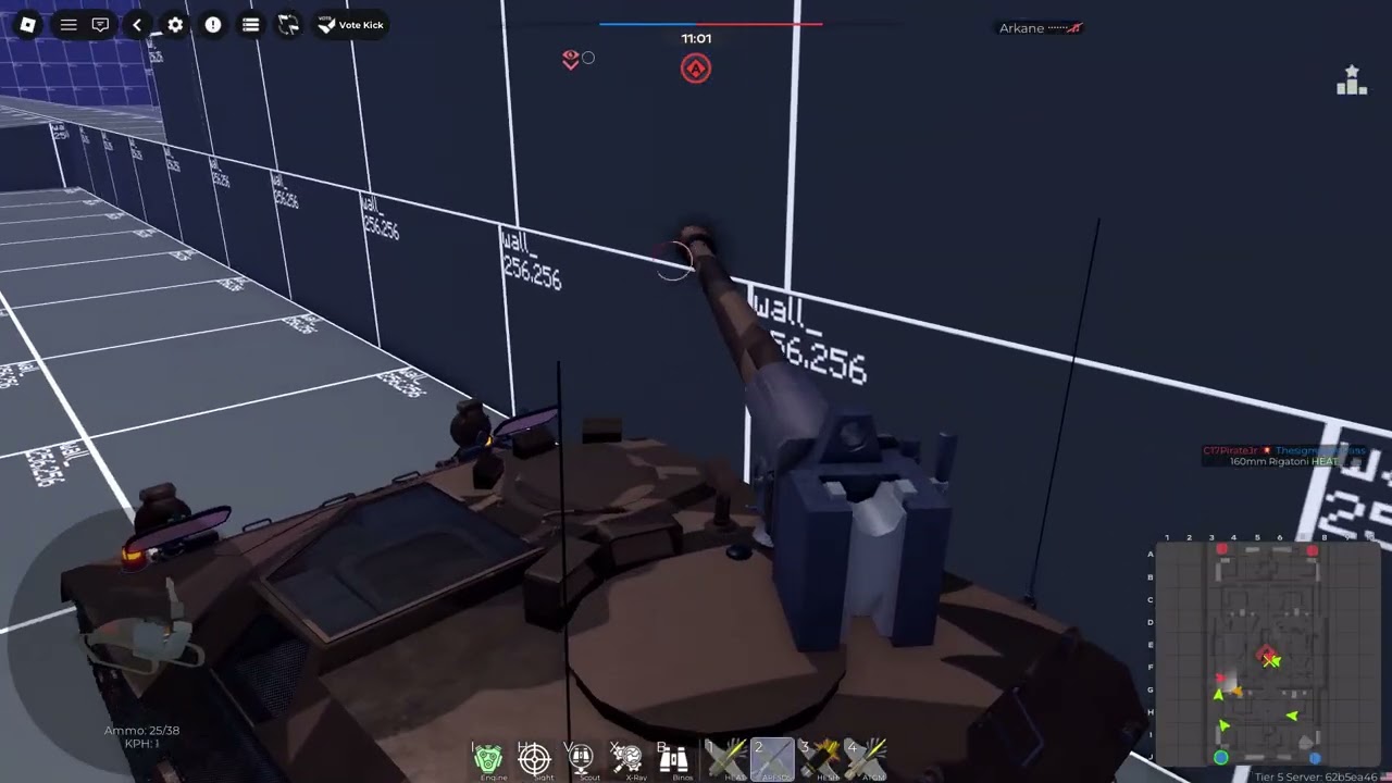 Quick game of CTS via the wiesel
