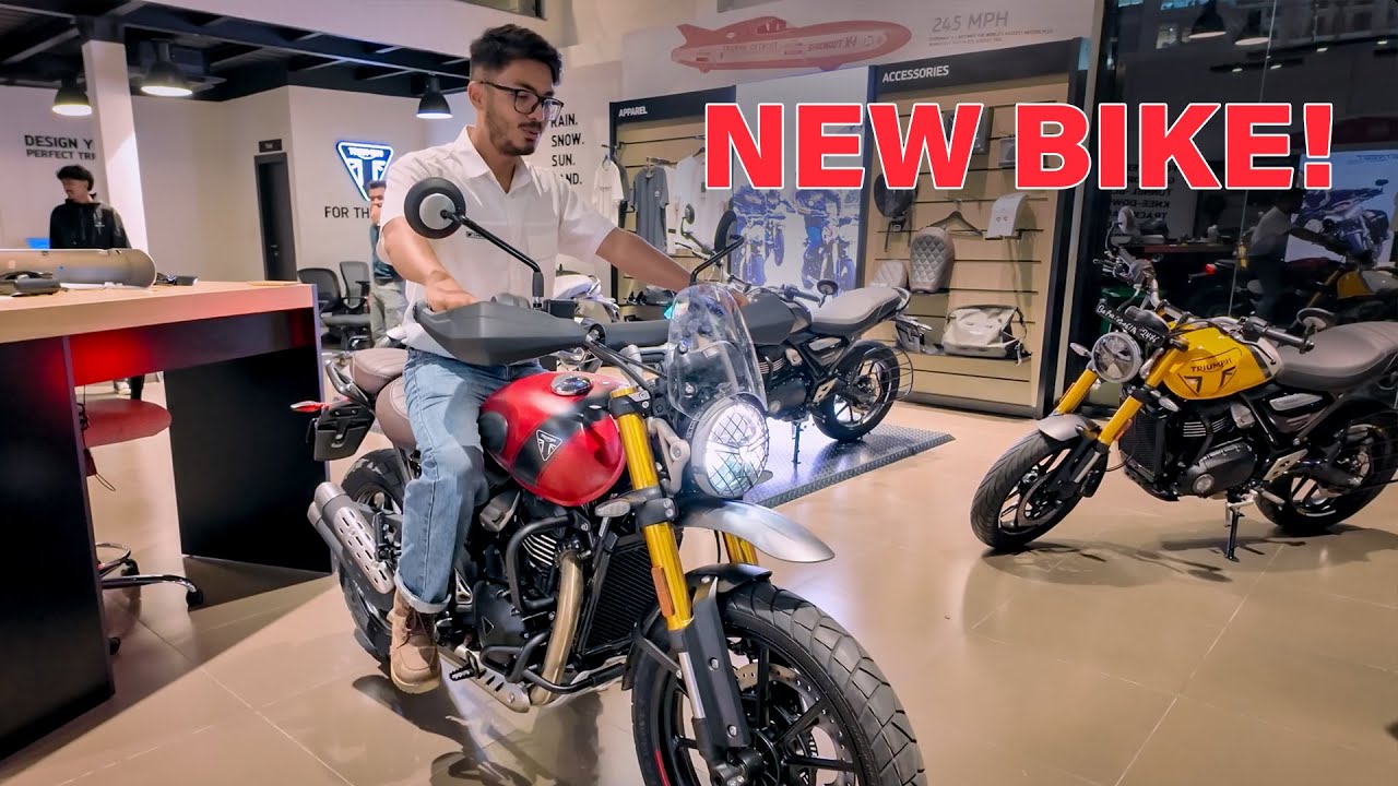 Finally buying a New Bike | Triumph Scrambler 400x | Nepal