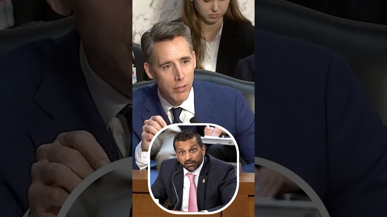 Josh Hawley Asks Kash Patel What Happens When AI Alters Digital Evidence