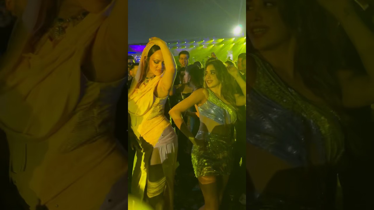 Janhvi Kapoor & Rihanna&rsquo;s FUN dance on &lsquo;Zingaat&rsquo; at Anant Ambani-Radhika&rsquo;s pre-wedding in Jamnagar😍