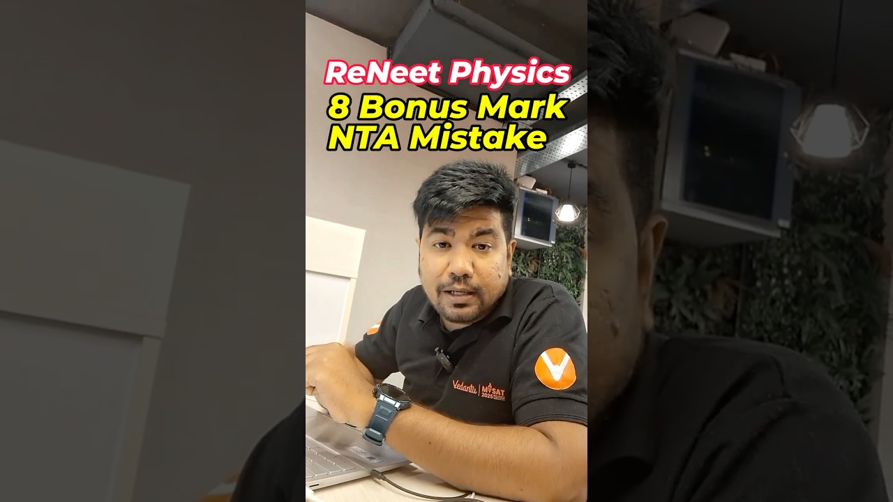 Re-NEET Physics 8 Bonus Marks😱 NTA Mistake Explained #reneet2026 #reneetpaperanalysis