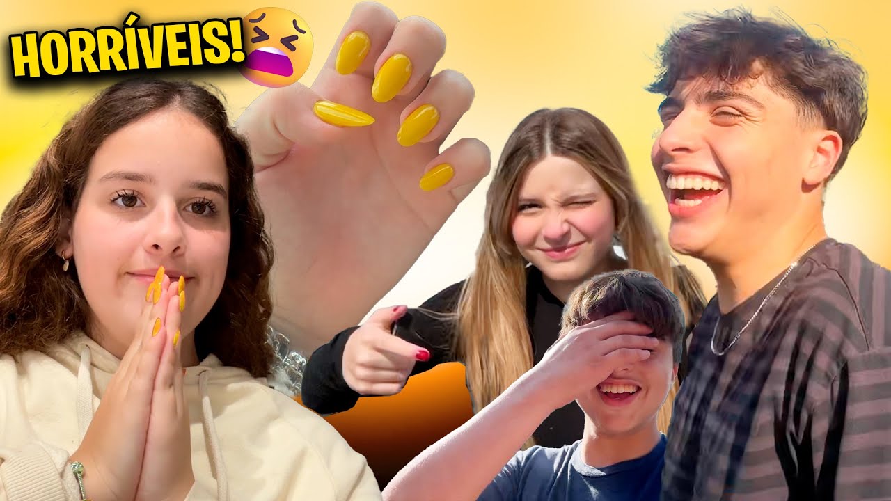 FIZ AS UNHAS E MEUS AMIGOS ODIARAM- FICOU HORR&Iacute;VEL