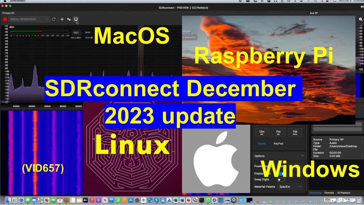 SDRplay SDRConnect Overview  - December 2023