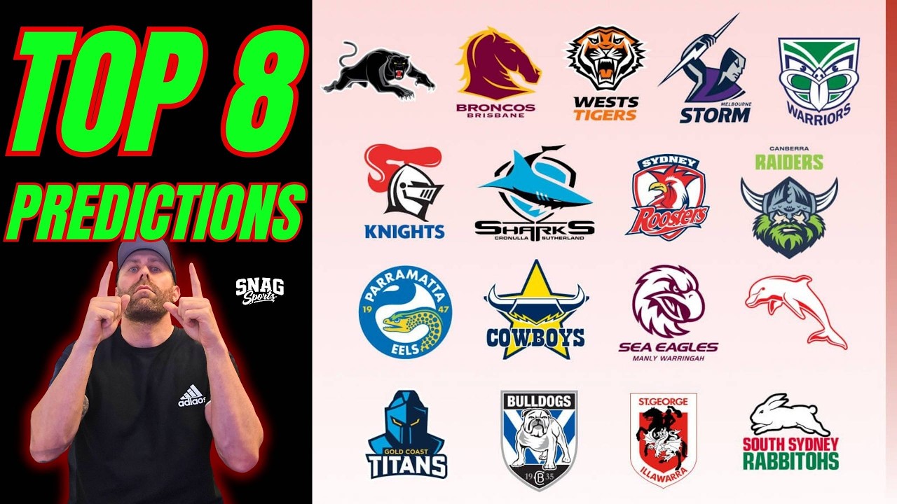 Predicting the NRL Top 8 for 2026 🔥 Finals Teams, Biggest Risers & Fallers