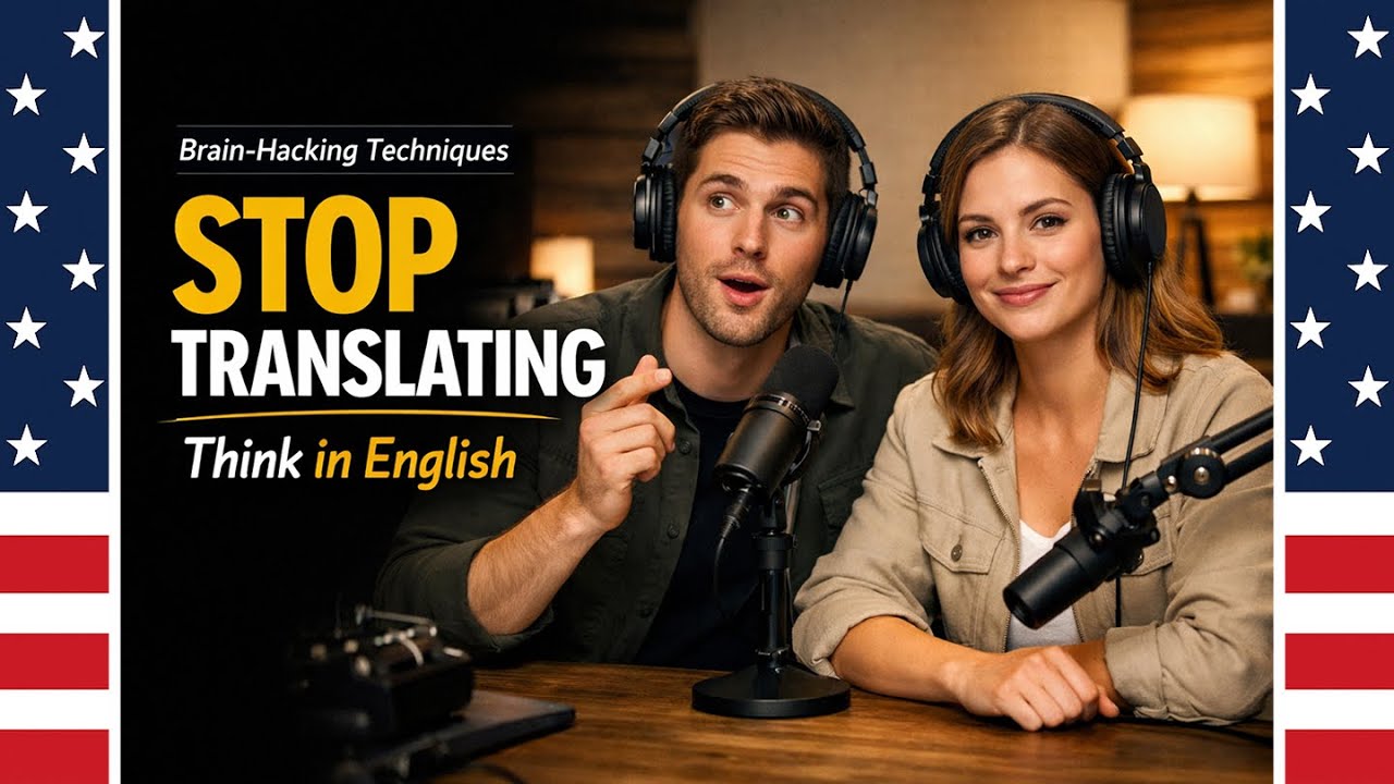 How to Think in English WITHOUT Translating | Fluency & Brain-Hacking Techniques for ESL Learners