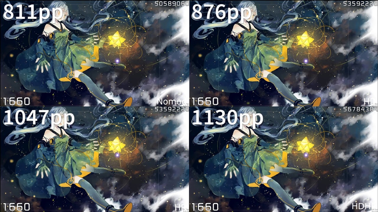 Lime - Smiling (Speed Up Ver.) [Arles] | nomod vs HD vs HR vs HDHR