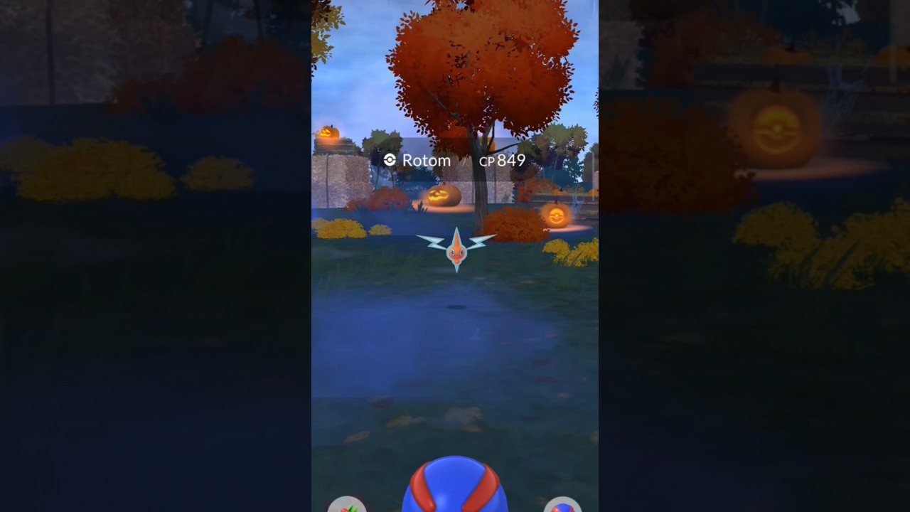 Finally caught Rotom🎉🎉 #augmentedrealitygame #gameplay #pokemongame #pokemongo