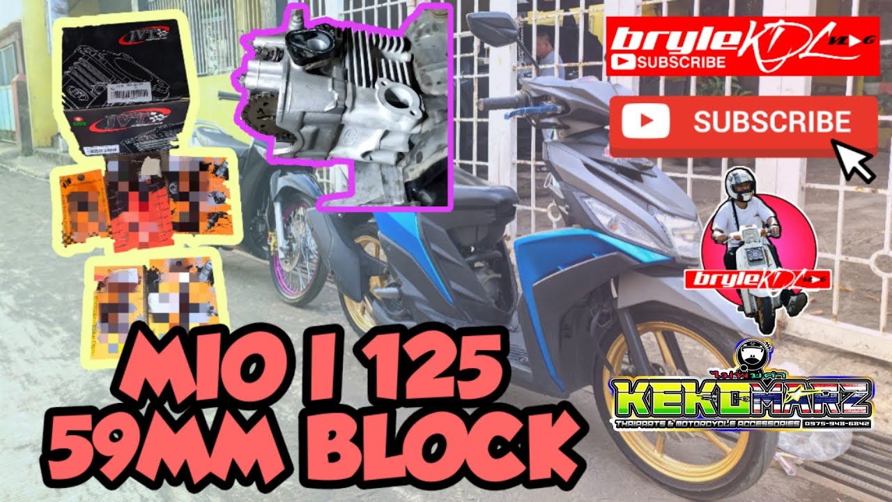 MIO i 125 upgrade 59mm block 160cc M3
