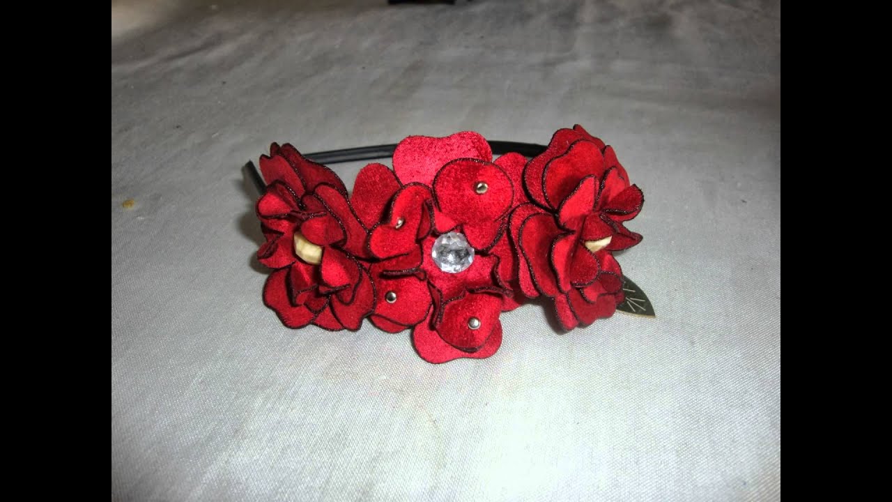 Flores em couro, material reviclado das industrias de calçados da minha cidade