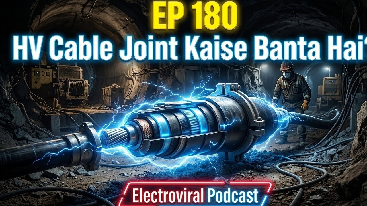 HV Cable Joint Explained in Hindi | 11kV Cable Jointing Process & Types |EP180| Electroviral Podcast