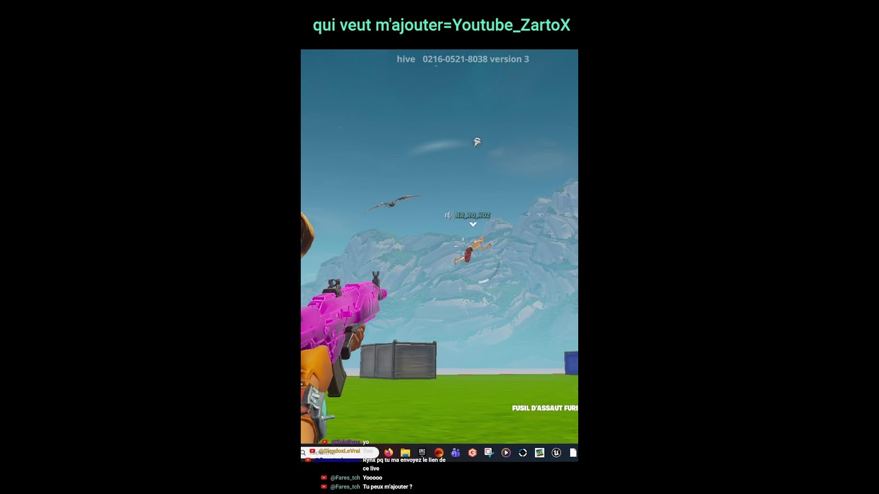 fortnite FR je joue avec vous
