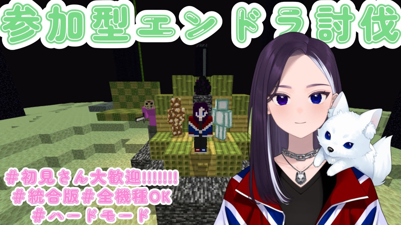 【参加型】今日こそ編集頑張るからその前にエンドラ討伐 #初見さん大歓迎  #マイクラ 【LiccaLin/#VTuber】