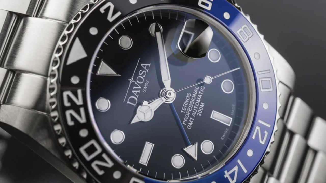 Davosa Swiss Watches – Ternos Professional GMT (BATMAN) – Ref: 161.571.45