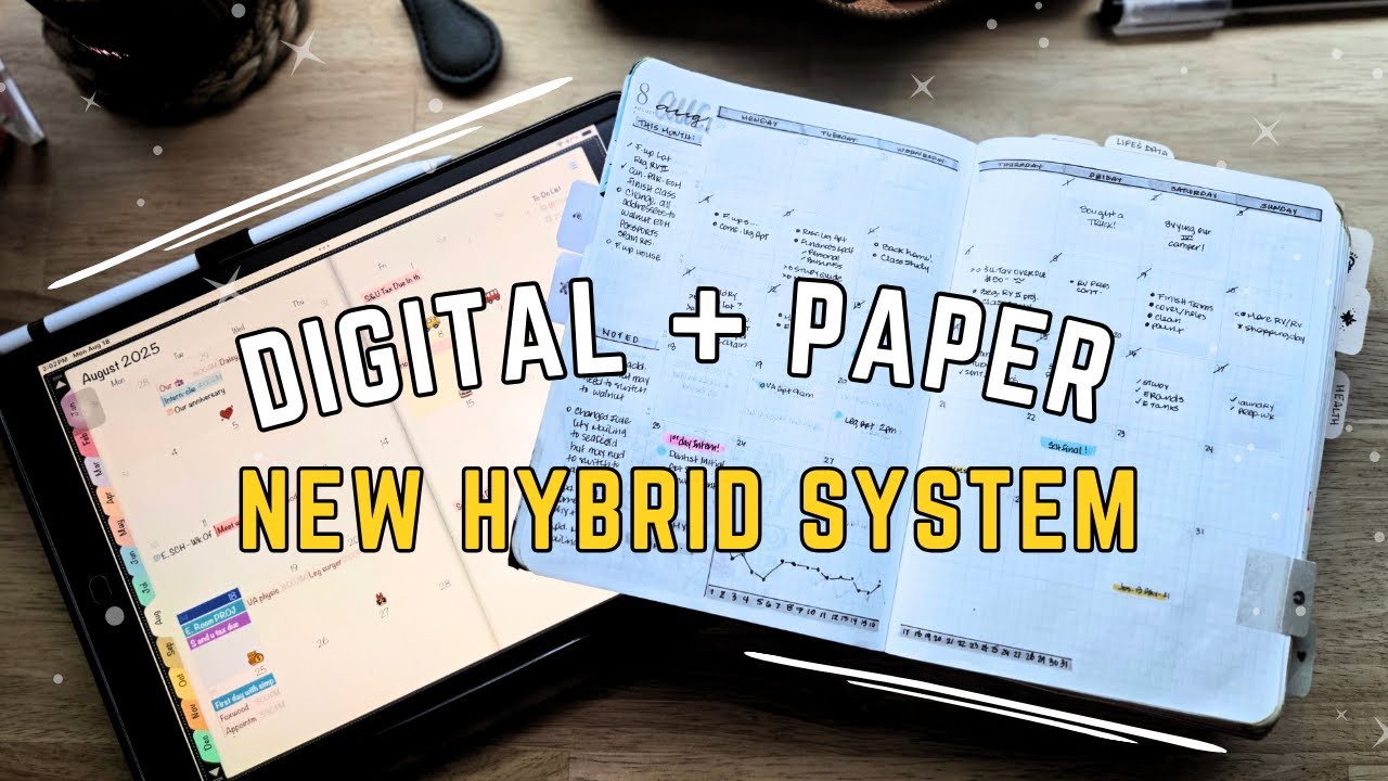 Hybrid Planning | Managing  Projects & Focus with Paper + Digital