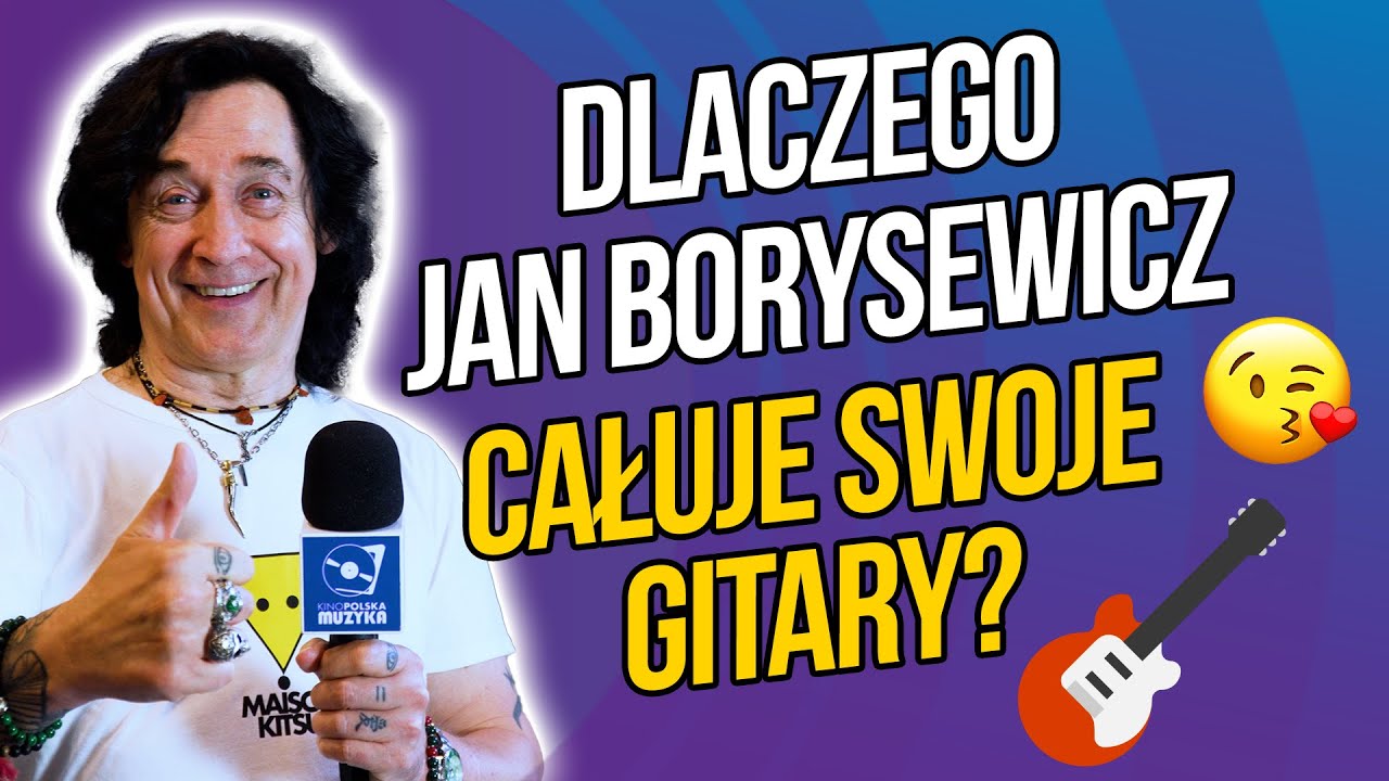 ❤️ O córce i dbaniu o swoje gitary opowiedział nam Jan Borysewicz ☺️