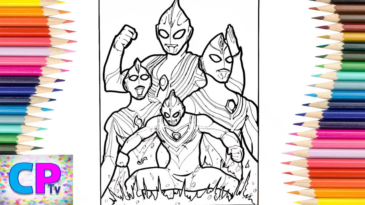 Ultraman Tiga Coloring Pages/Ultraman Tiga Different Poses/Jim Yosef - Firefly [NCS Release]