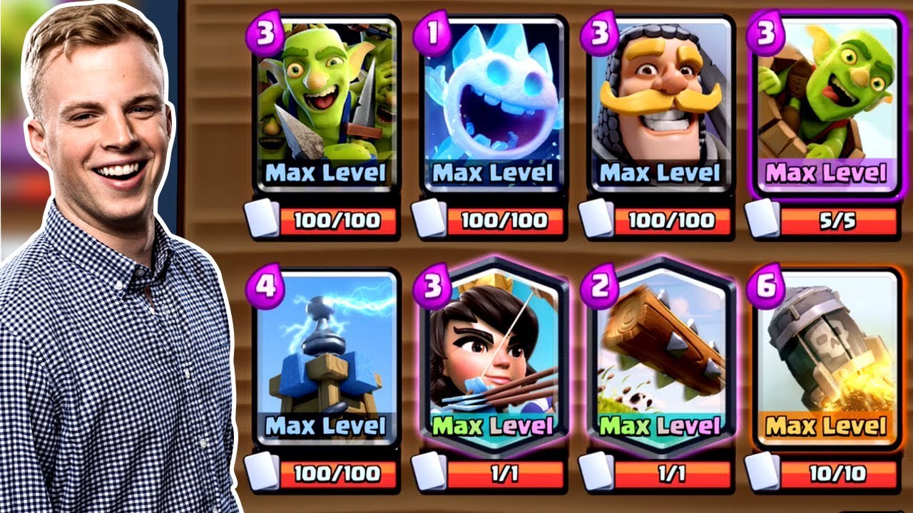 Clash Royale - UPDATED LOG BAIT! Hidden Tesla OP