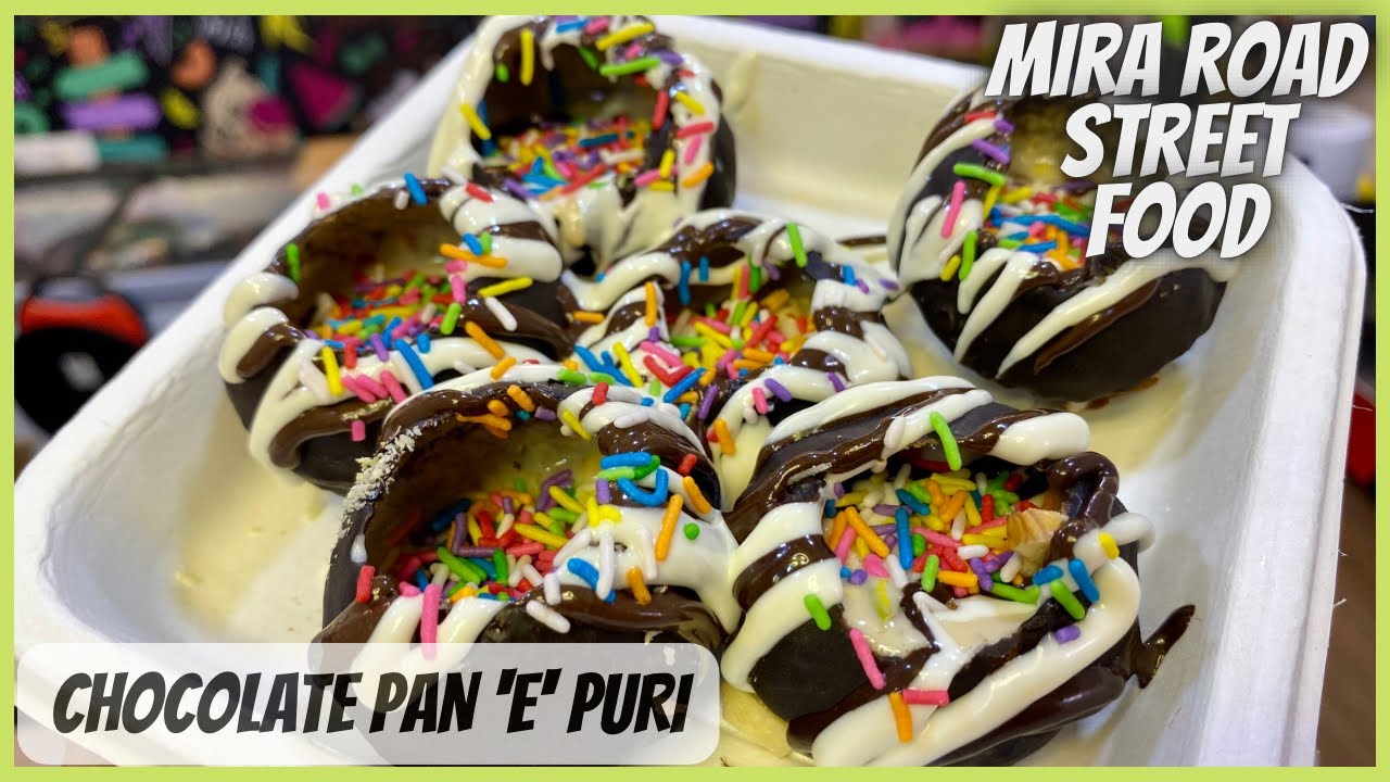 🤩Mumbai Famous Chocolate Pani Puri😋| Indian Street Food