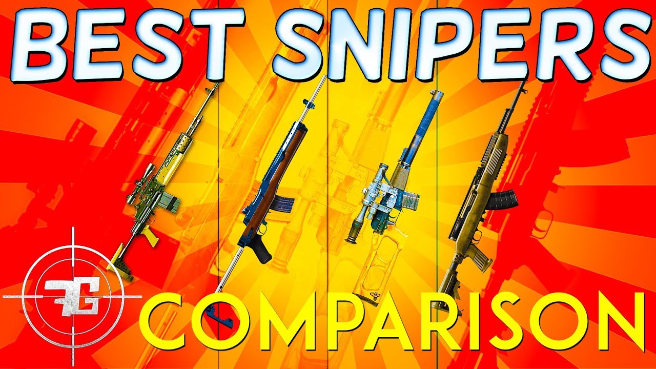 The Best Sniper Rifles in Playerunknown&rsquo;s BATTLEGROUNDS - SNIPER RIFLE COMPARISON