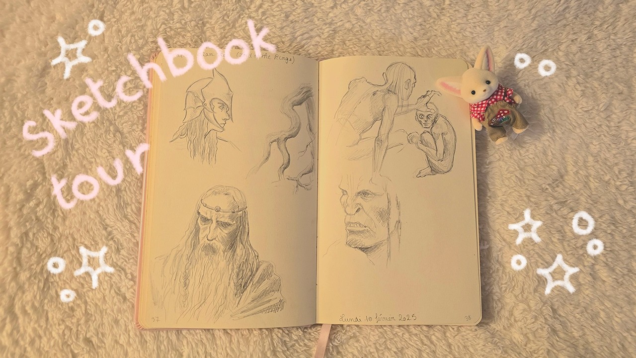 Sketchbook tour 🎨