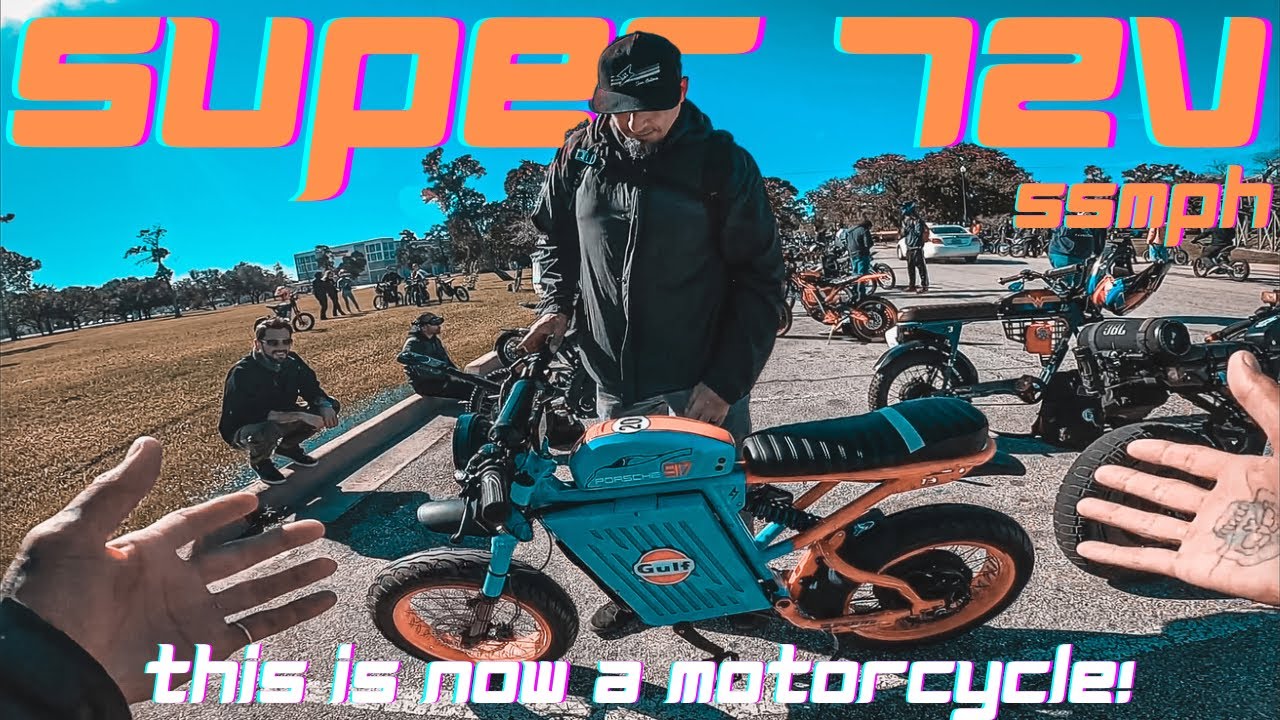 SUPER73 72V E-BIKE- MOTORCYCLE MOD!  Better Than The C1X?