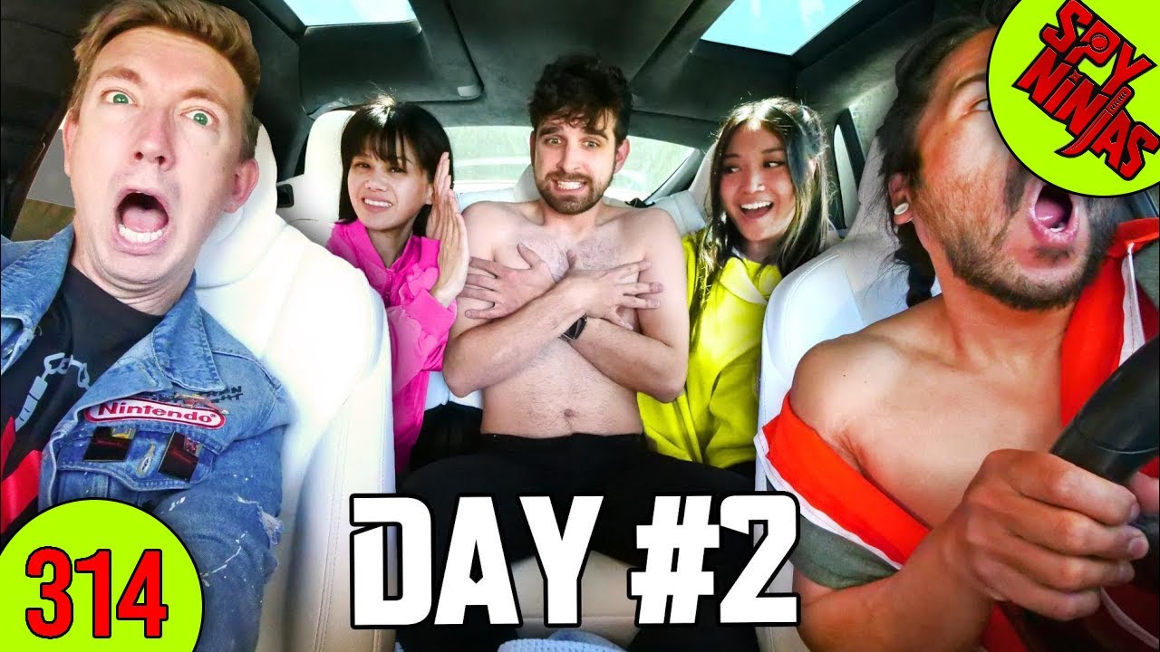 LAST TO LEAVE TESLA WINS $10,000 - Spy Ninjas #314