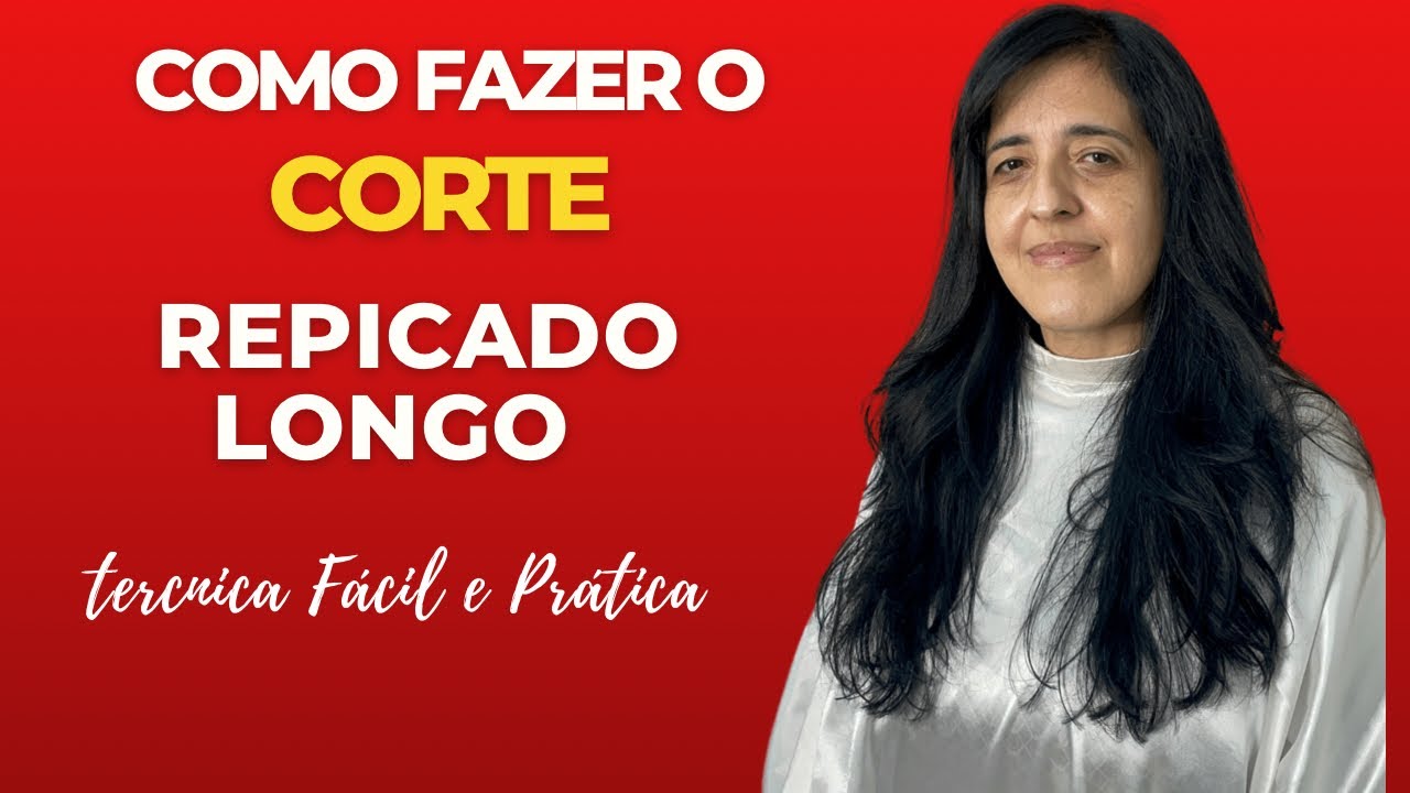 Corte Cabelo Longo Repicado Com Franja