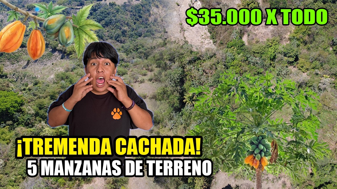 Vendo 5 MANZANAS DE TERRENOS en $35.000 por todo cerca de San Marcos Lempa, Usulutan