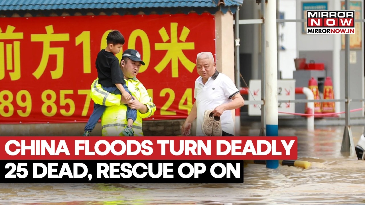 China Flood Disaster: Torrential Rains Submerge Guangdong As Death Toll Rises To 25; Rescue Op On