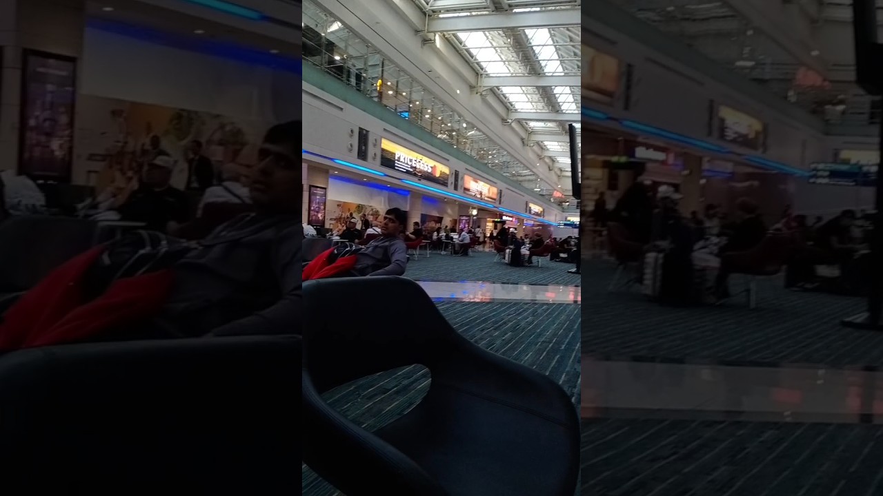 Dubai Dxb airport waiting hall amazing