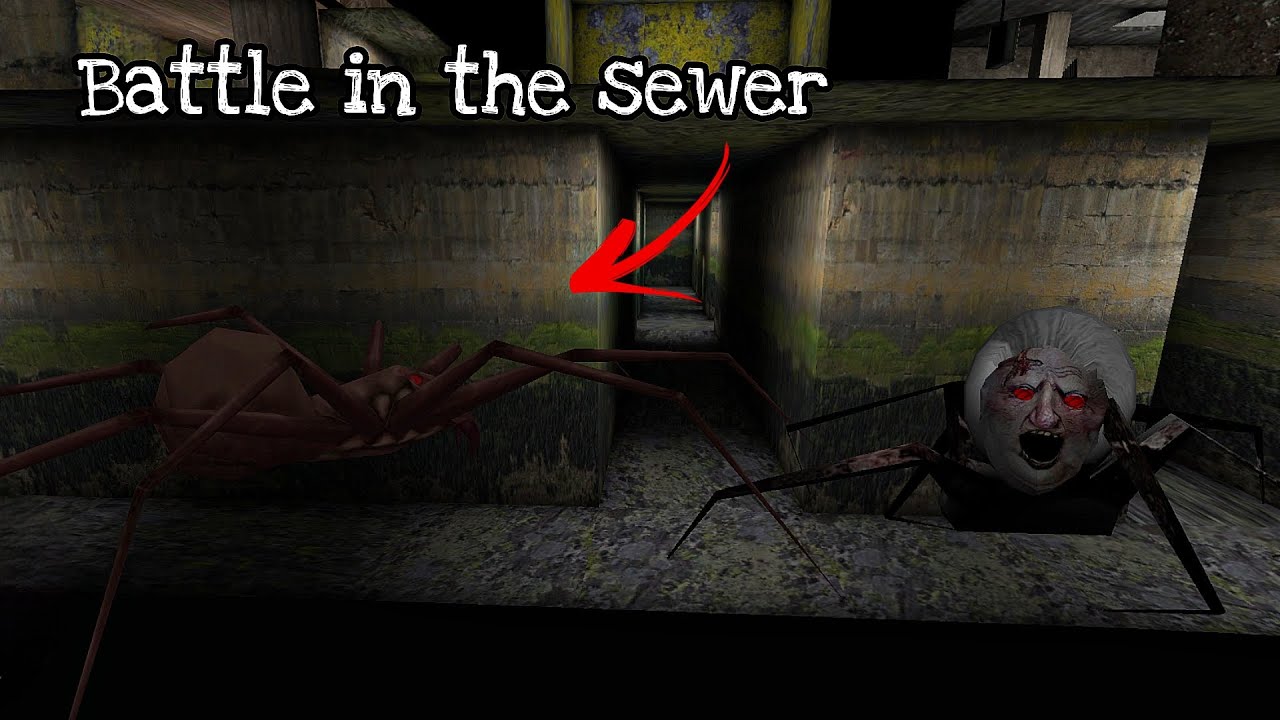 Granny spider VS Spider Angelina (Granny Update 1.8)