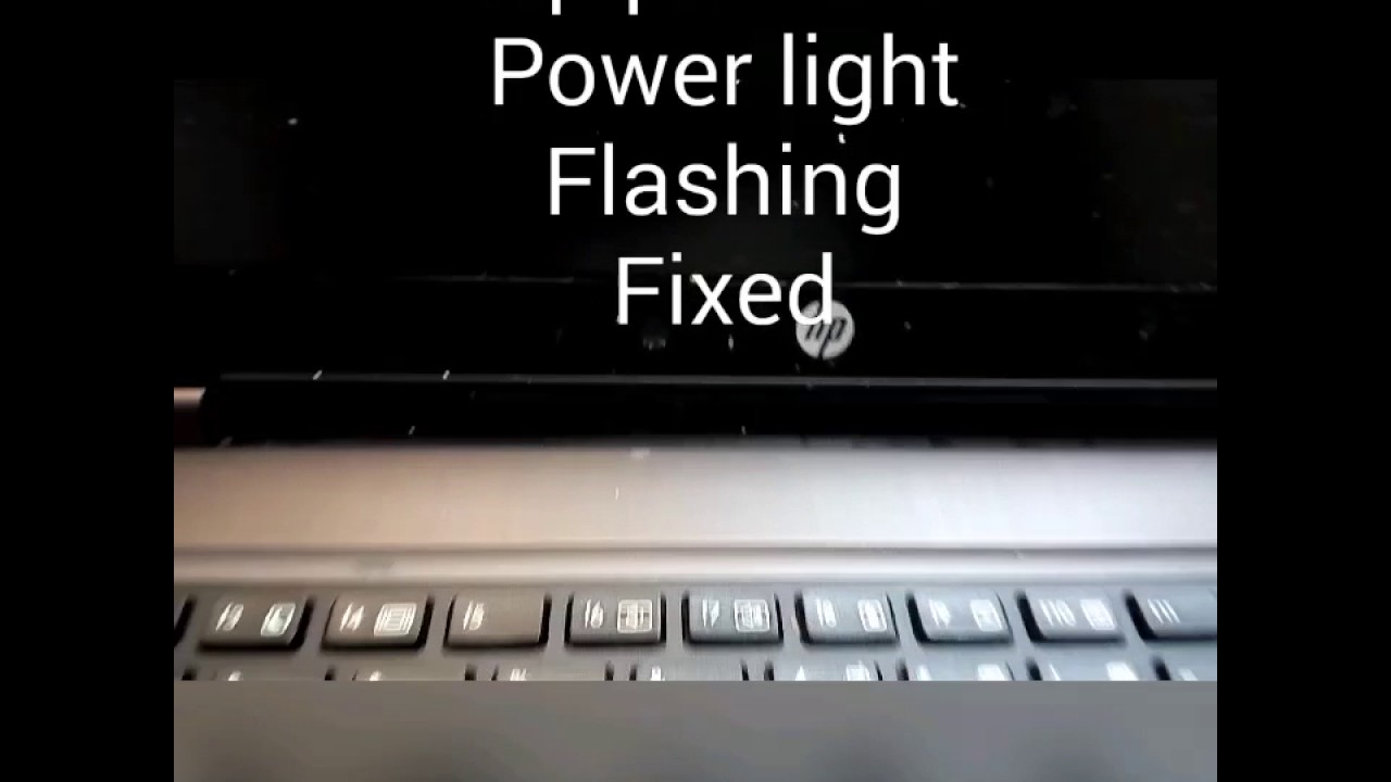 Fix Hp pro book won't turn On or power light blinking