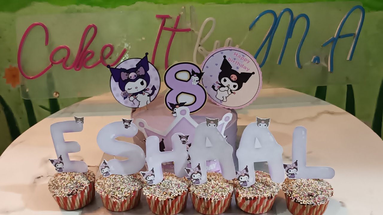 Kuromi Cake for Eshaal | Easy Kuromi Cake 