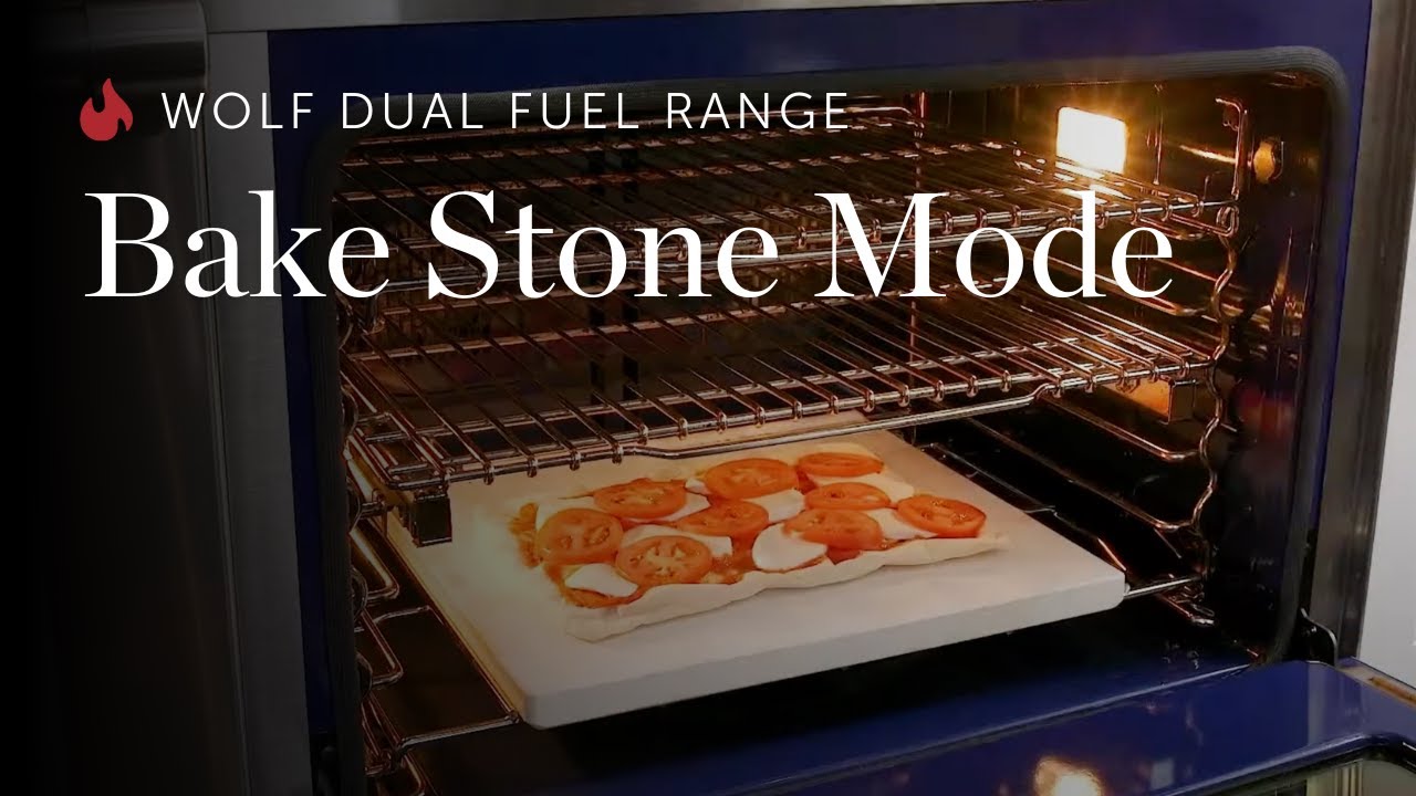 Wolf Dual Fuel Range - Bake Stone Mode