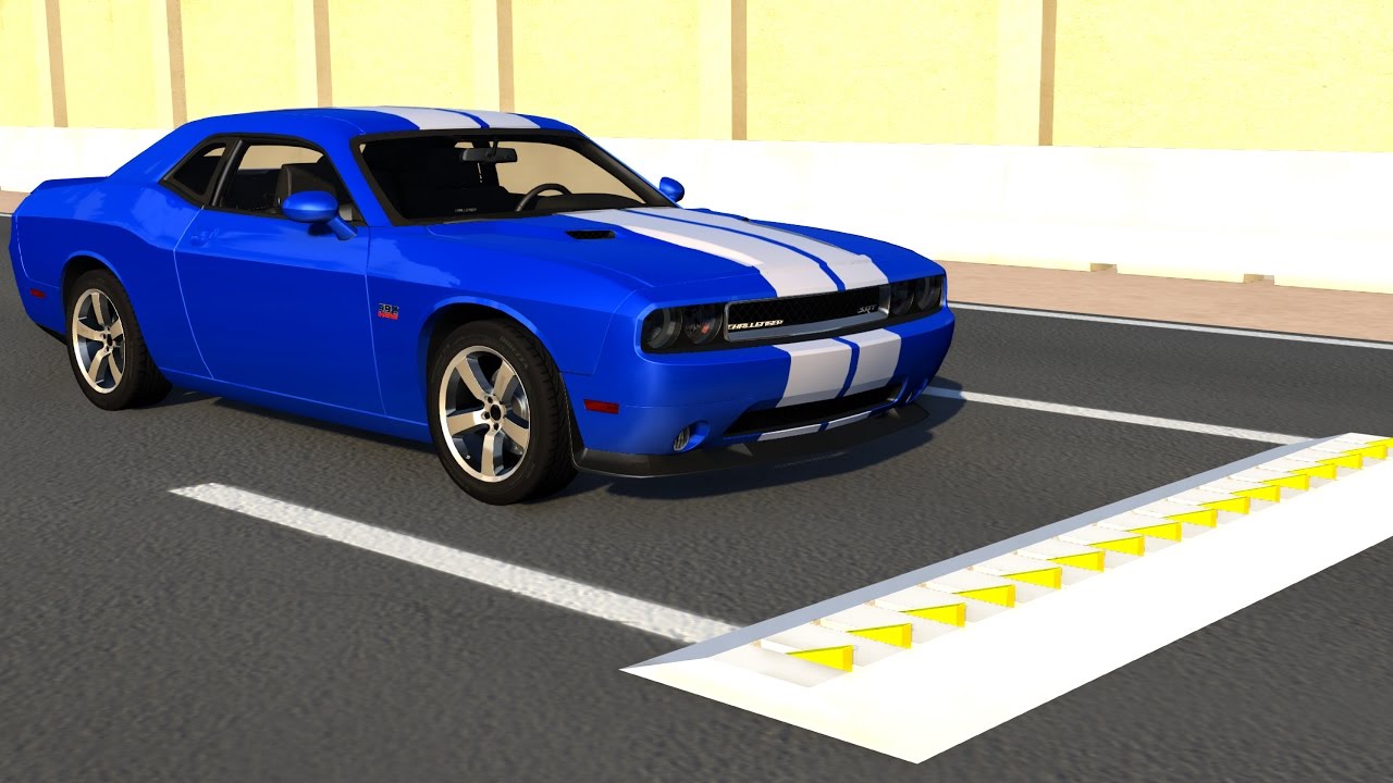 Spike Strip High Speed Testing #15  - BeamNG DRIVE