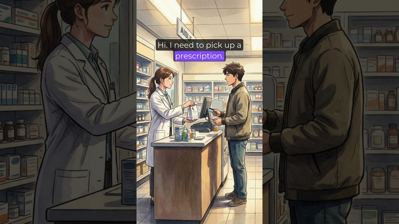 Buying Medicine? 💊 At the Pharmacy English 🏥 #Shorts #MedicalEnglish