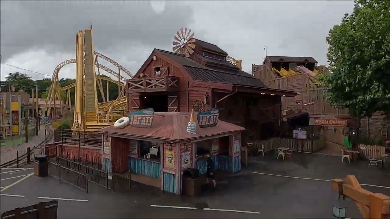 Paultons Park - Windmill Towers On-Ride POV #3 - Drop Tower - September 2022 | kittikoko