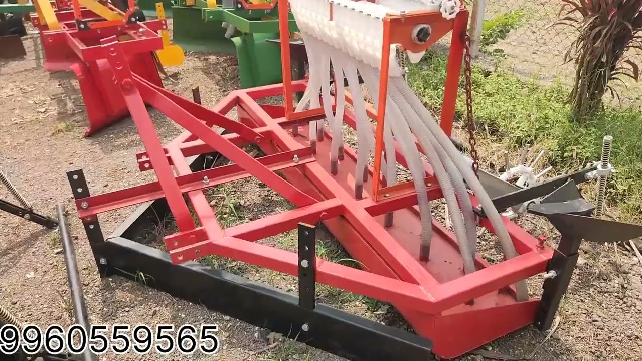 Onion SeedDrill कांदा रोपवाटिका यंत्र