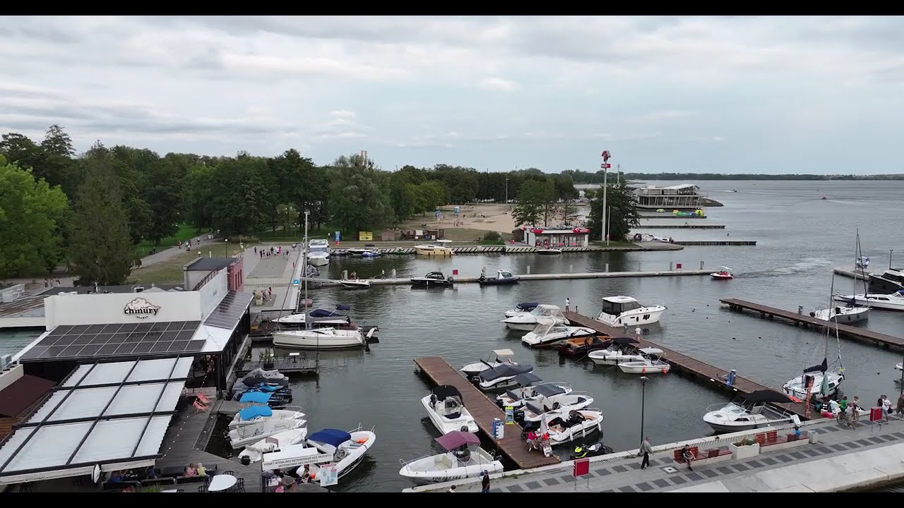 🇵🇱 20240825 Giżycko kanal - Drone DJI 4k60FPS#drone #mavic3 #poland #4k #giżycko #travel #landscape