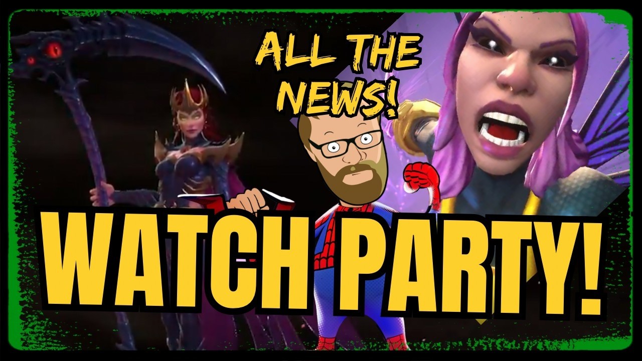 Big News Time! Kabam March Stream Watch Party! Marvel Contest Of Champions!