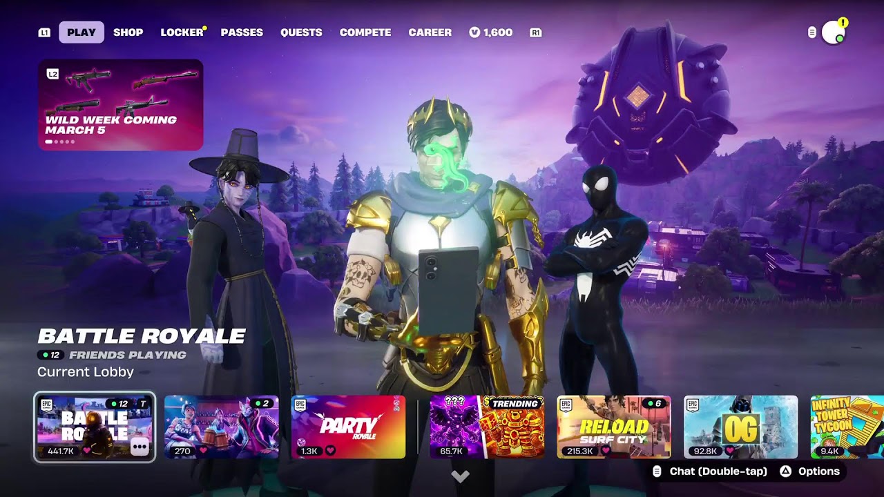 Fortnite live im back