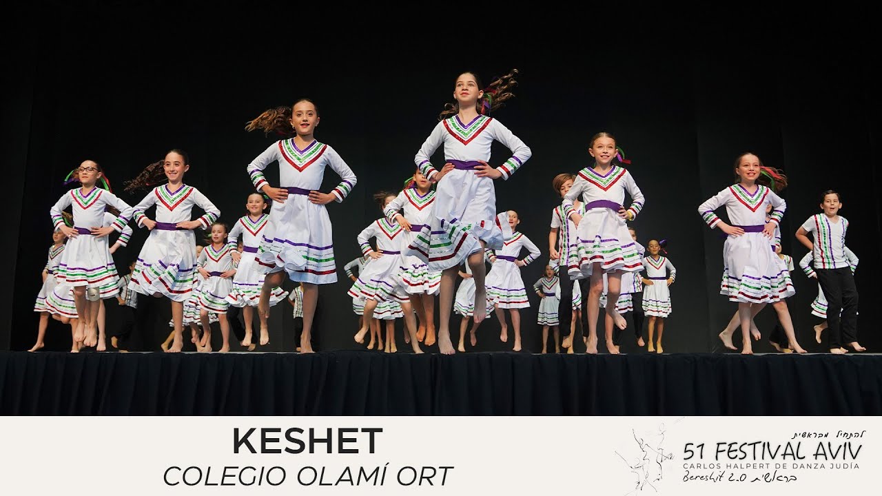 Coreografía de Keshet, Colegio Olamí ORT | 51° Festival Aviv 2025 | Garinim y Anafim