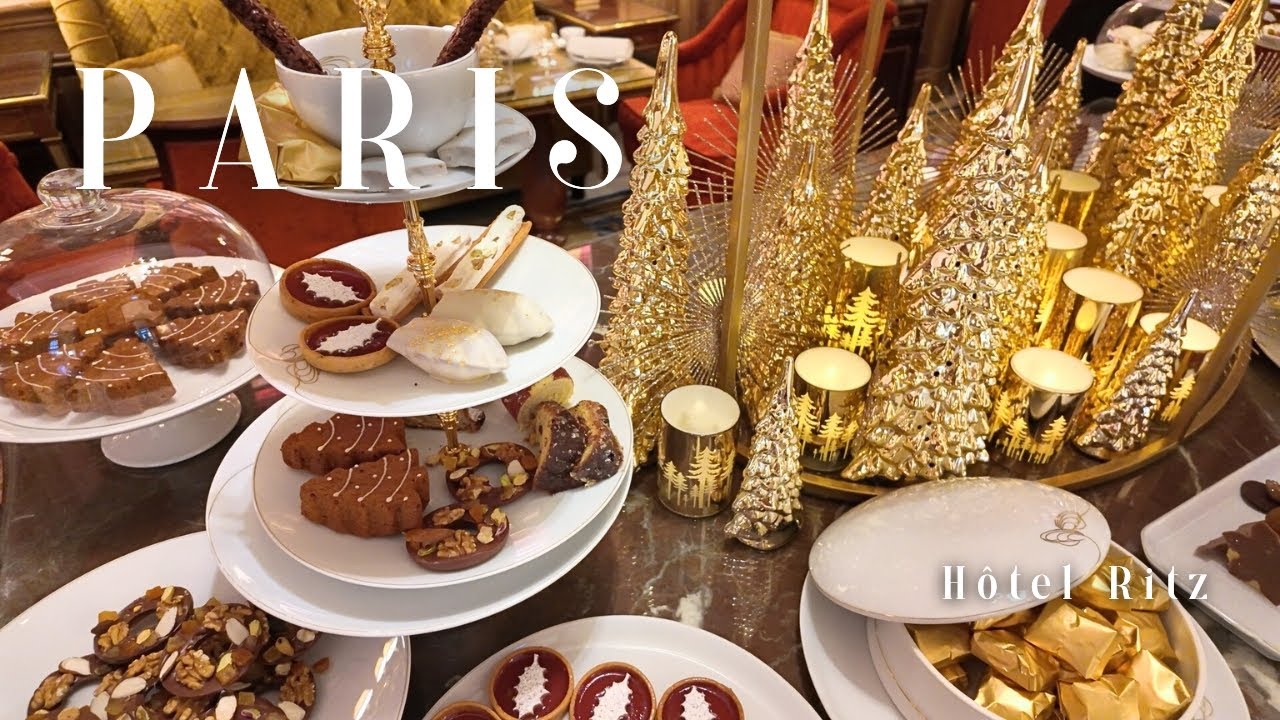 Послеобеденный чай в Ritz Paris｜Рождественские огни на Вандомской площади｜Мадлены Франсуа Перре