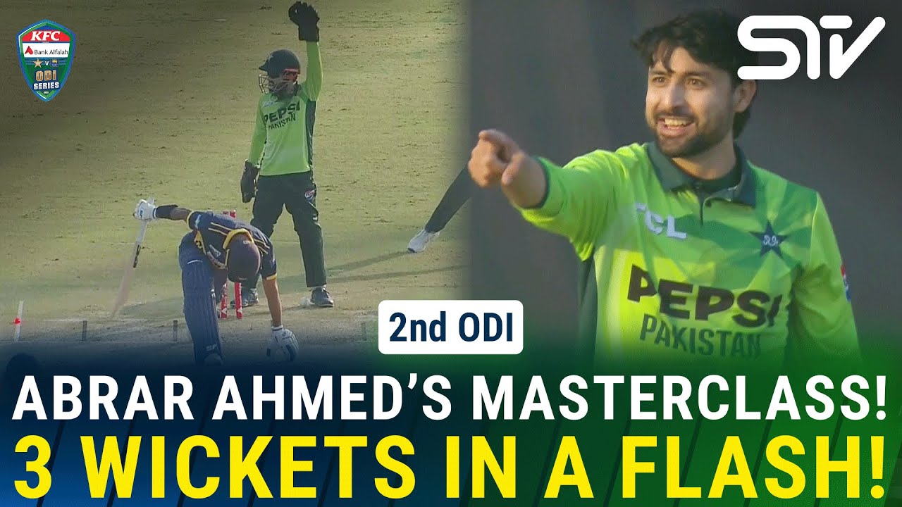 Abrar Ahmed Picks Up 3 Key Wickets! | Pakistan vs Sri Lanka ODI Series 2025 | 2nd ODI | PCB | M3V1U