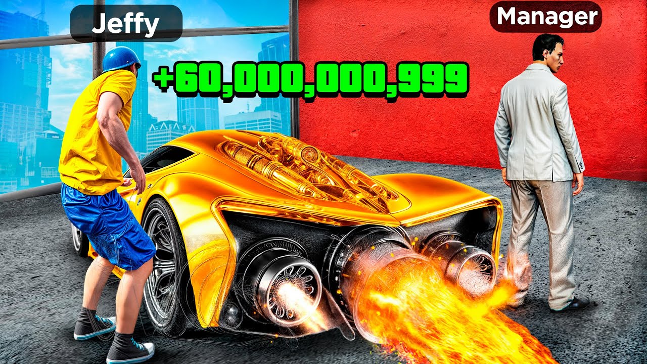 Jeffy Steals BILLIONAIRE SUPERCARS In GTA 5!