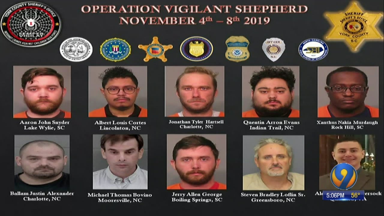 Local college professor, 9 others arrested for child sex crimes