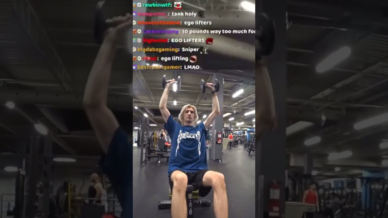 xQc stream sniper attempts to Ego Lift... 💀