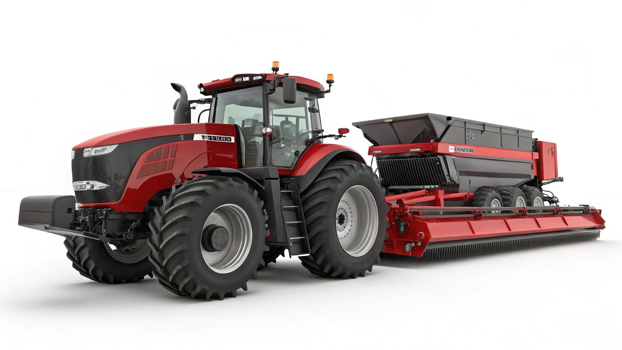 2025 Case IH Tractor & Thresher | Farming Powerhouse Unleashed 🚜🔥